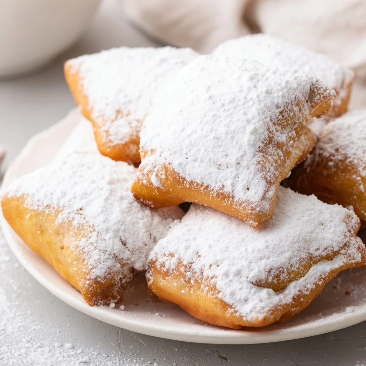 Fluffy Fried Dough Squares