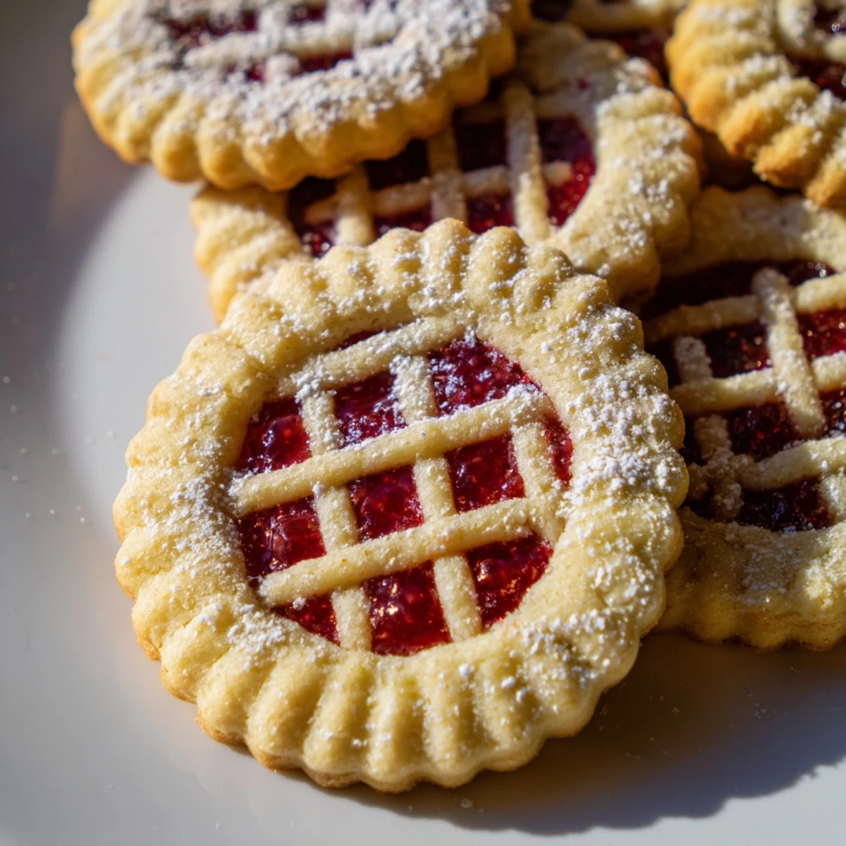 Tender Almond Cookies Raspberry #11