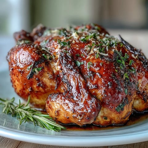Golden-brown roasted chicken with pot potatoes, lemon herbs, and crumbled feta on a rustic platter.