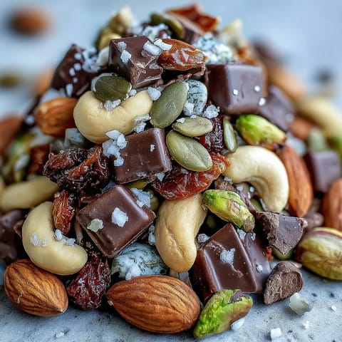 Homemade Trail Mix Dark Chocolate
