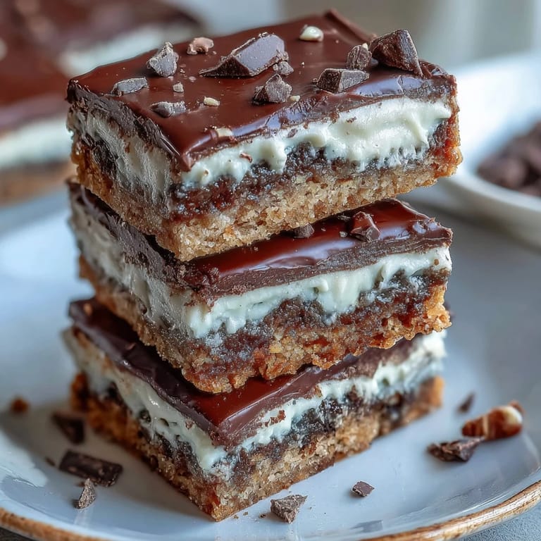 ALT text: Buttery blondie-style bars made with clotted cream, studded with creamy white chocolate, offering a luxurious British twist.  