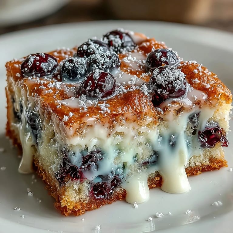 Delicious white chocolate lemon blueberry blondies, a perfect sweet treat for any occasion.